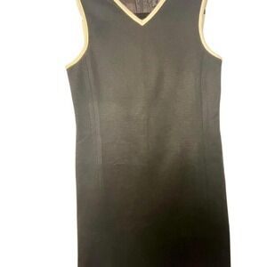 BCBG MaxAzaria fully lined 6 dress Black and creme sleeveless